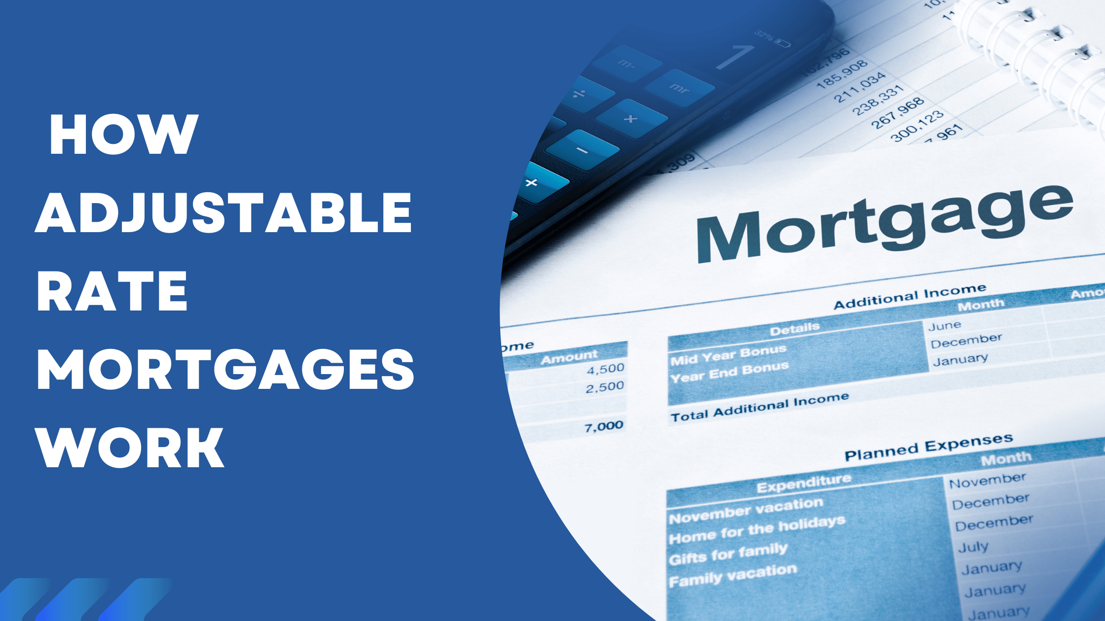 How adjustable rate mortgages work