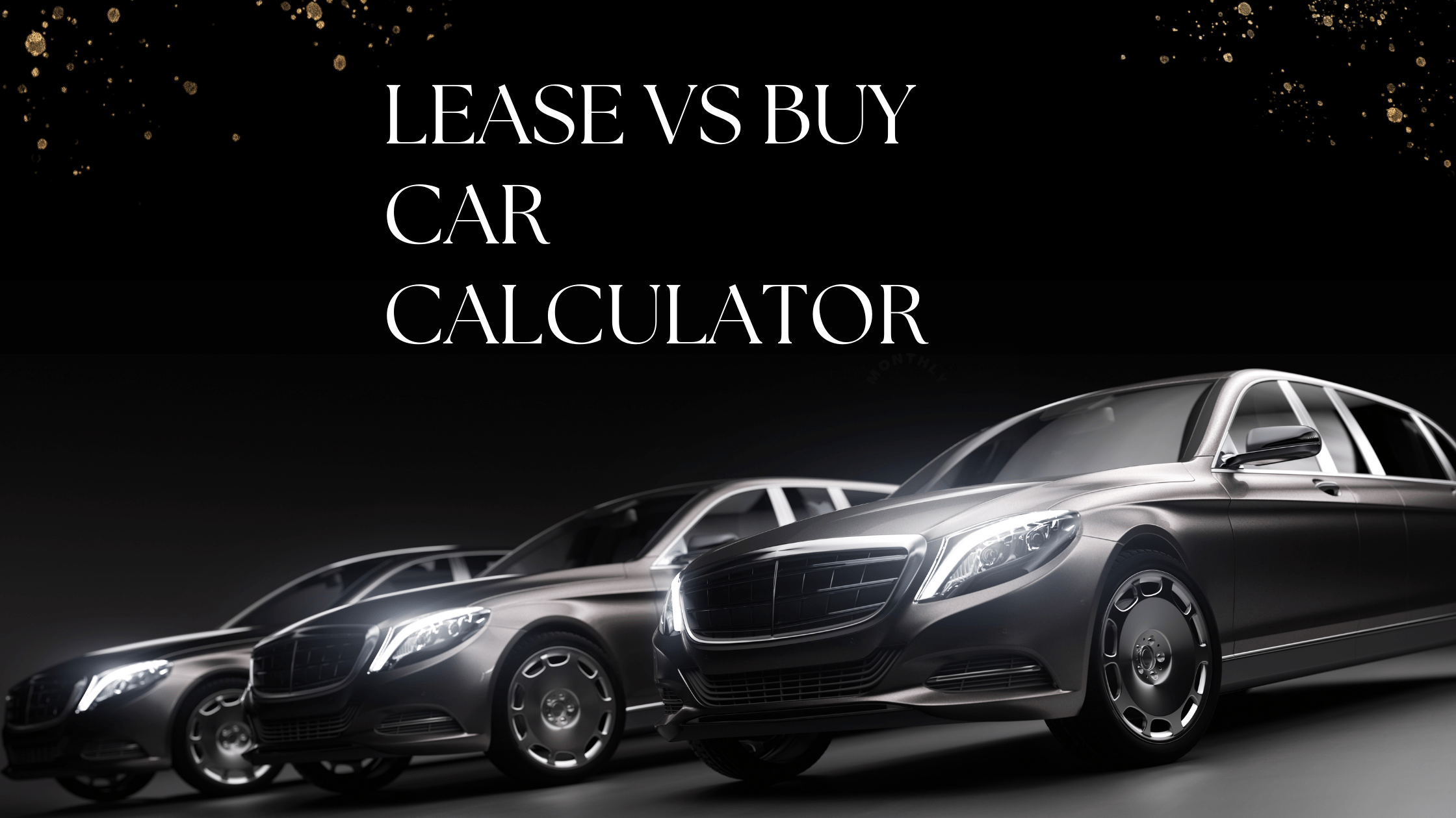 Lease vs buy car calculator
